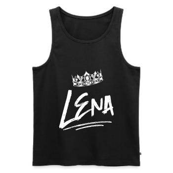 Lena - Débardeur bio Premium Homme - noir - Devant - Michal (187cm)