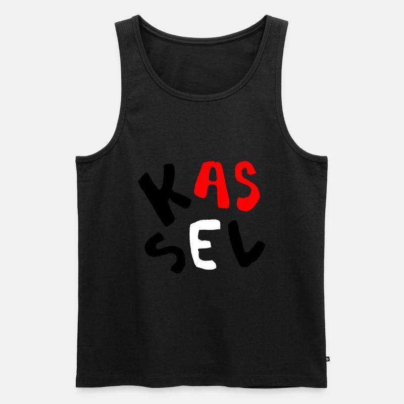 Kassel Kunst - Männer Premium Bio Tank Top - Schwarz