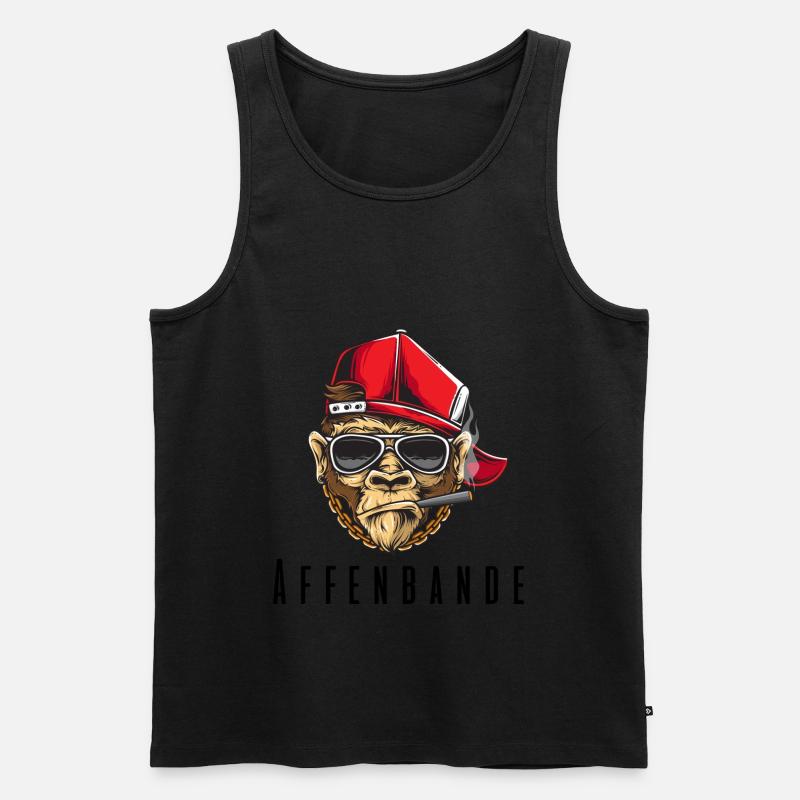 Affenbande - Männer Premium Bio Tank Top - undefined