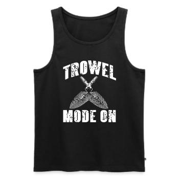 Conception de bétonneur pour ouvrier du bâtiment et chantier de construction - Débardeur bio Premium Homme - noir - Devant - Michal (187cm)
