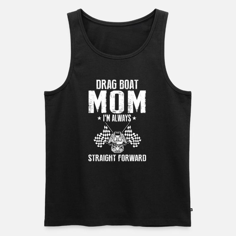 Schnellboot-Rennen Design for Rennbootfahrer - Männer Premium Bio Tank Top - Schwarz