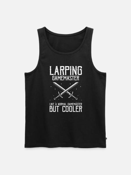 Schwertkampf für Live-Action-Rollenspiele und Larp - Herre Premium økologisk tanktop - sort
