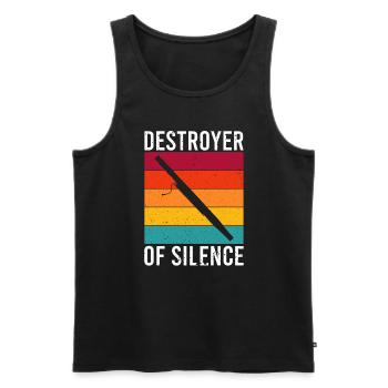 Fagottist für Fagottorchester und Fagottist - Männer Premium Bio Tank Top - Schwarz - Vorne - Michal (187cm)