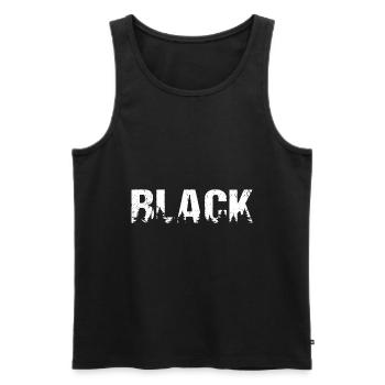 Forêt-Noire Schwarzwald - Débardeur bio Premium Homme - noir - Devant - Michal (187cm)