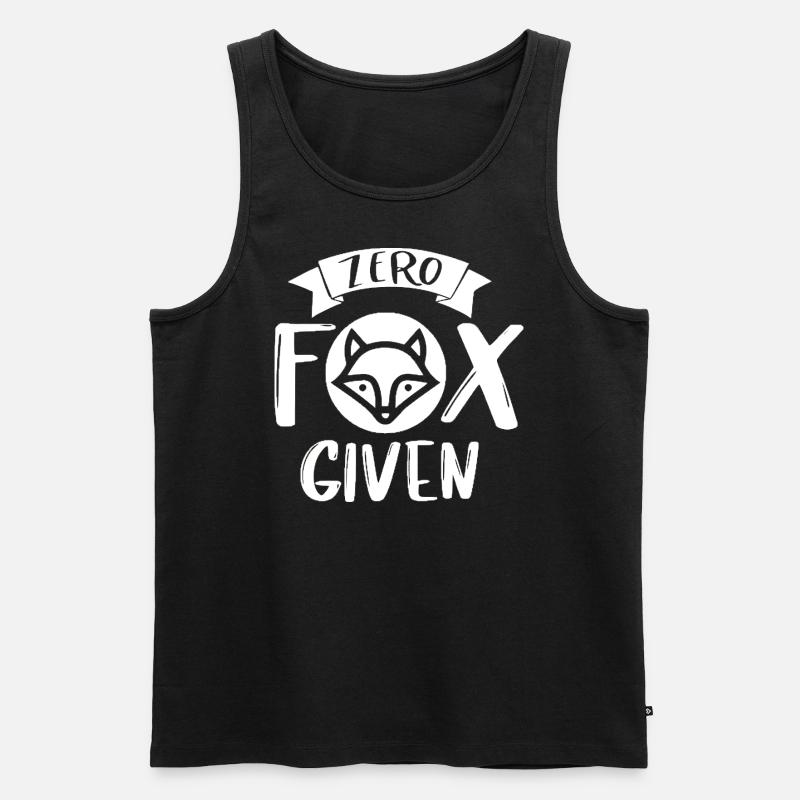 Zero Fox Given - Men's Premium Organic Tank Top - black