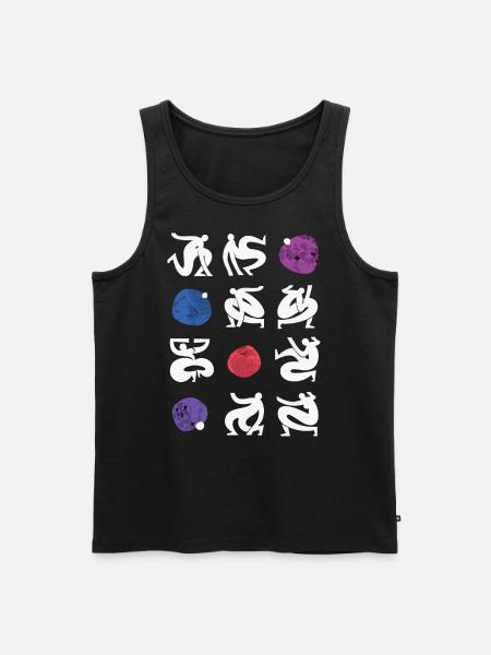 All Bents - Männer Premium Bio Tank Top - Schwarz