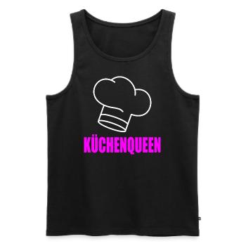 Küchenqueen - Männer Premium Bio Tank Top - Schwarz - Vorne - Michal (187cm)