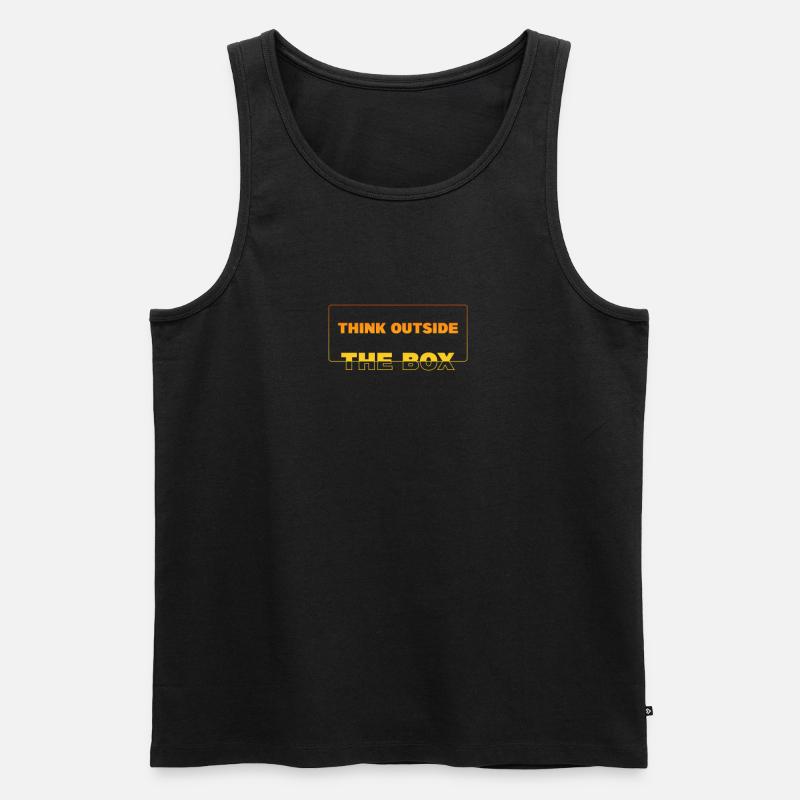 Innovate: Thinking Beyond Boundaries - Men's Premium Organic Tank Top - black