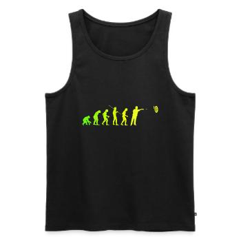 Darts Evolution Darts Player Darts Darts Gift - Men's Premium Organic Tank Top - black - Front - AI Model Male 178 light (178cm)