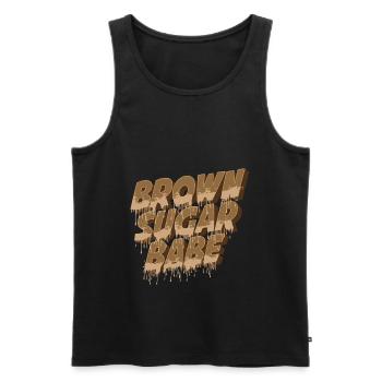Juneteenth Black History Day Pride Gift - Men's Premium Organic Tank Top - black - Front - AI Model Male 178 light (178cm)