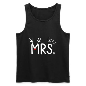Rentier Familie Familienoutfit Weihnachten - Männer Premium Bio Tank Top - Schwarz - Vorne - AI Model Male 178 light (178cm)