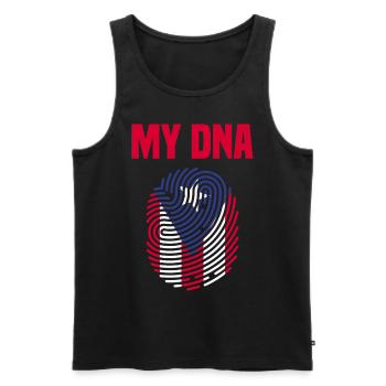 Puerto Rico Sprüche - Männer Premium Bio Tank Top - Schwarz - Vorne - Michal (187cm)