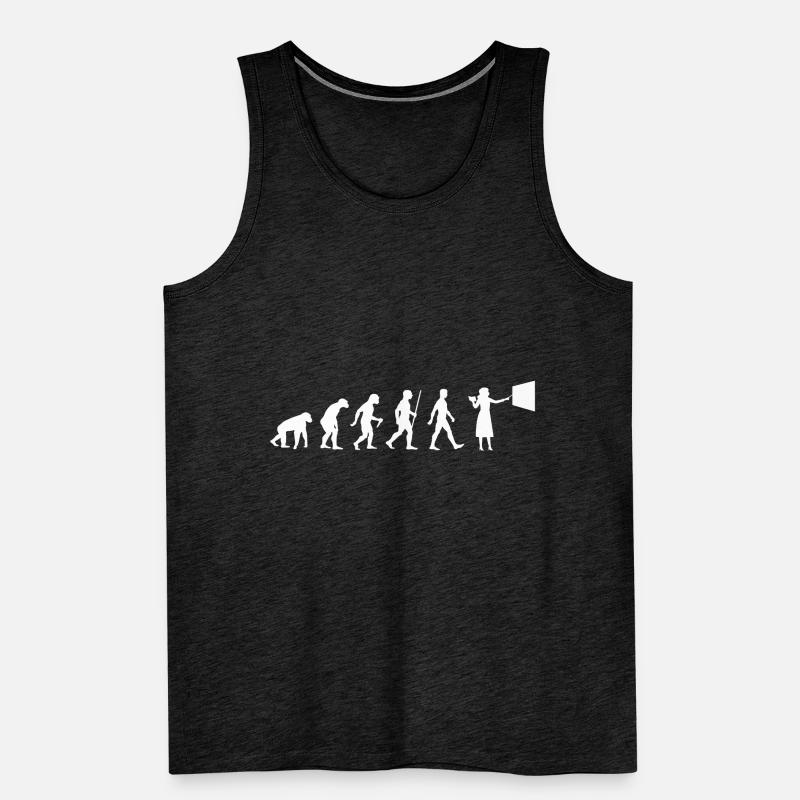 Enseignante Evolution École Professeur d’école Débardeur bio Premium Homme