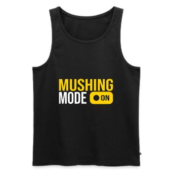 mushing sport musher geschenk mann und frau - Männer Premium Bio Tank Top - Schwarz - Vorne - AI Model Male 178 light (178cm)