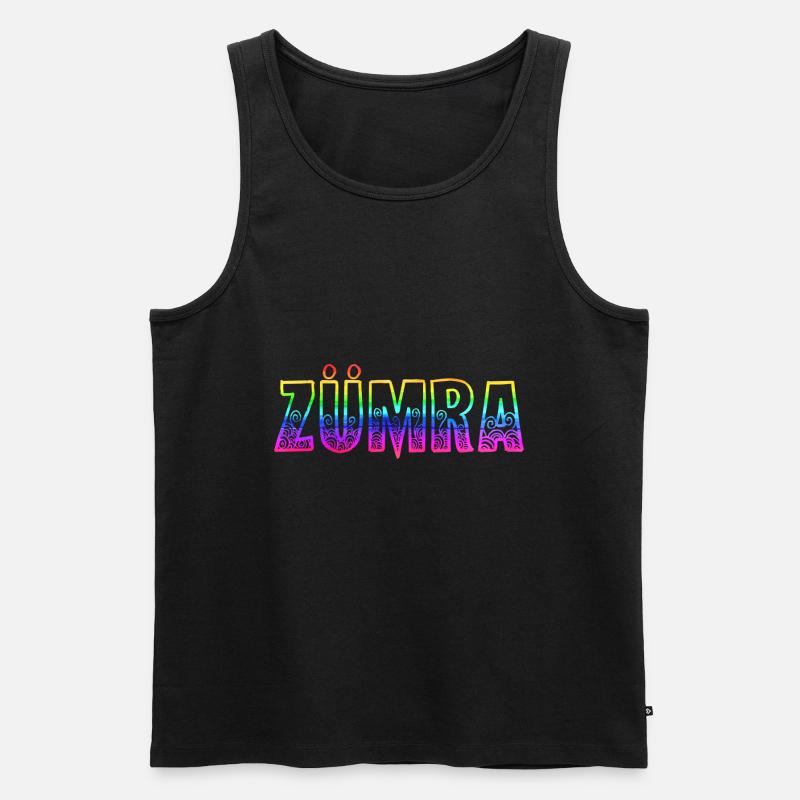 zümra rs regenbogen - Männer Premium Bio Tank Top - Schwarz
