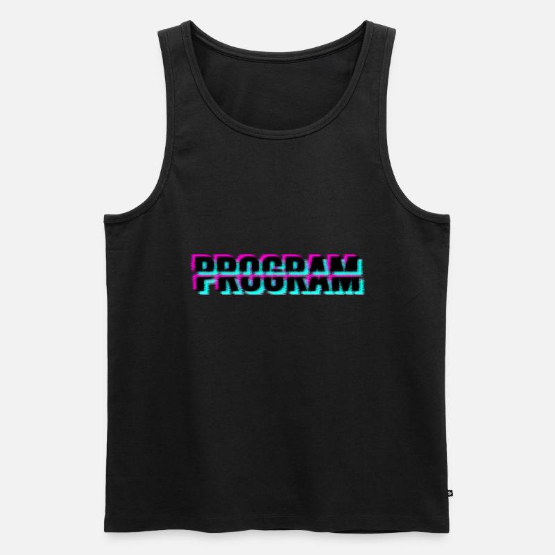 Computer program - Men's Premium Organic Tank Top - black