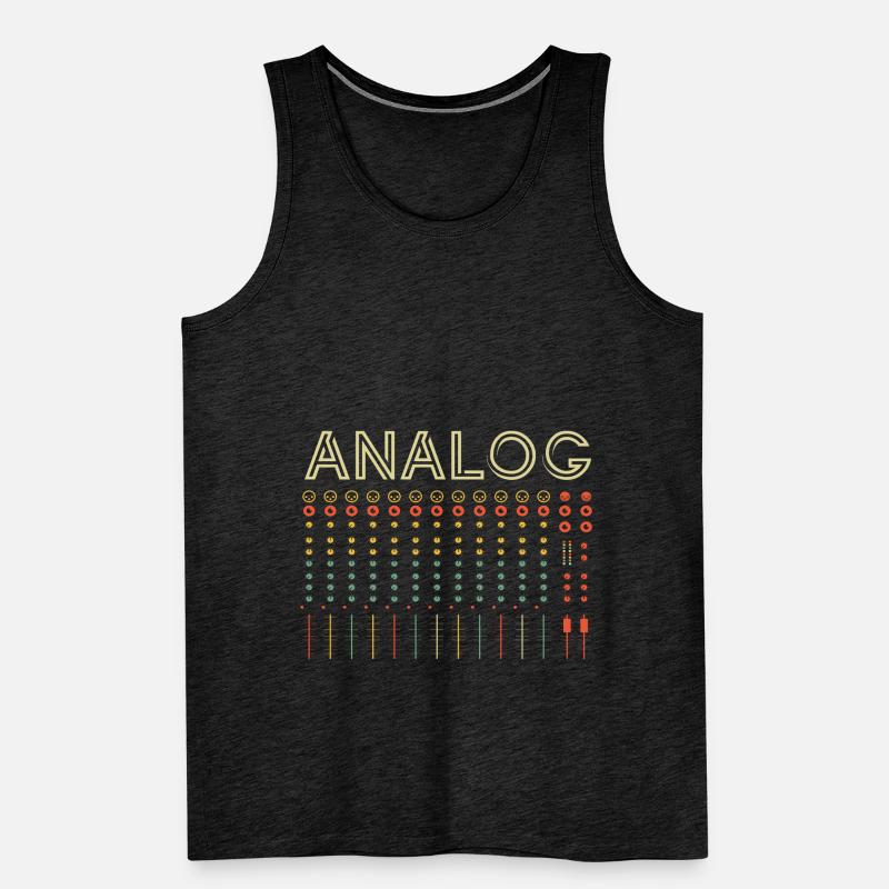 Retro Modular Synthesizer Synthesizer Analog Synth Männer Premium Bio Tank Top