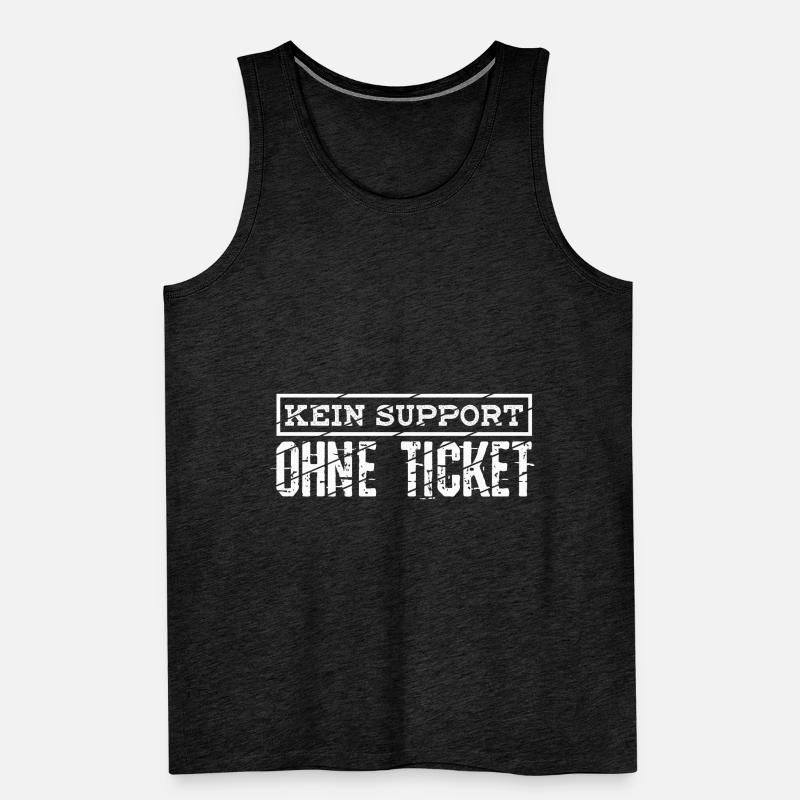 Systemadministrator Admin Itler Programmierer Büro Männer Premium Bio Tank Top