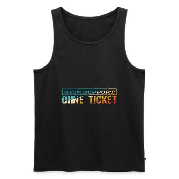 Systemadministrator Admin Itler Programmierer Gesc - Männer Premium Bio Tank Top - Schwarz - Vorne - AI Model Male 178 light (178cm)