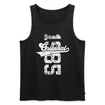 41ST BIRTHDAY ORIGINAL 1985 - Men's Premium Organic Tank Top - black - Front - Michal (187cm)