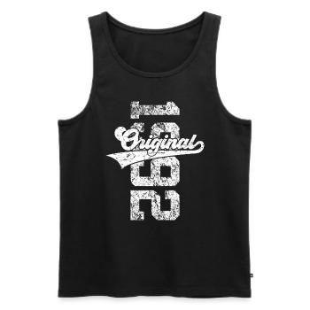 34TH BIRTHDAY ORIGINAL 1992 - Men's Premium Organic Tank Top - black - Front - Michal (187cm)