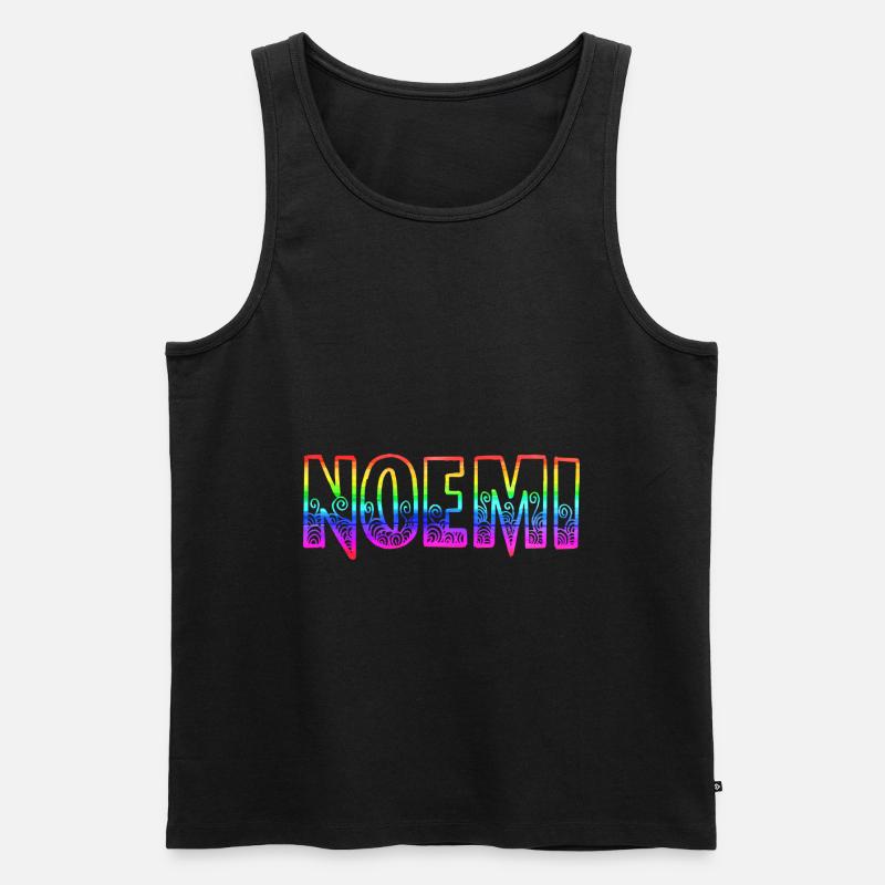 noemi rs regenbogen - Männer Premium Bio Tank Top - Schwarz