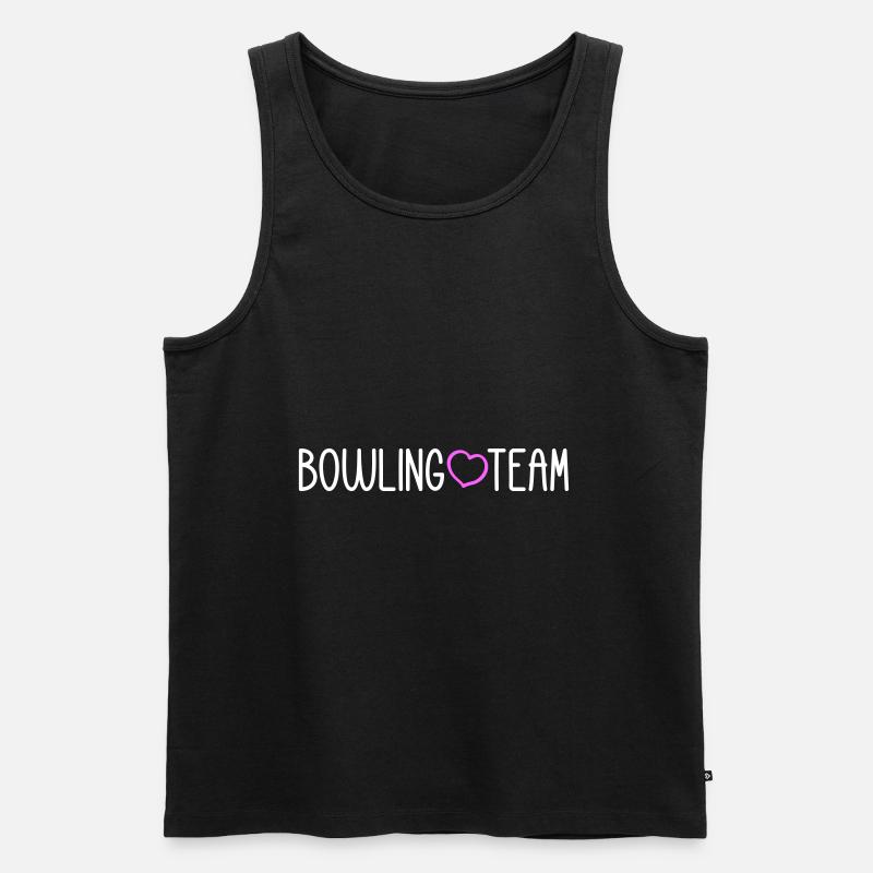 Équipe de bowling - Débardeur bio Premium Homme - noir