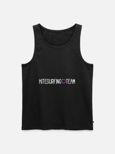 Kitesurfing Team - Männer Premium Bio Tank Top - Schwarz