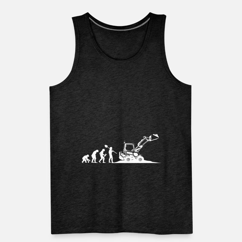 Evolution Radlader Radladerfahrer Evolution Gesche Männer Premium Bio Tank Top