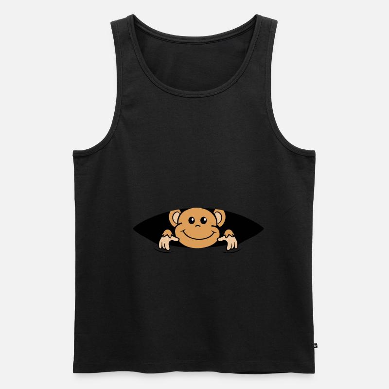 Baby monkey - Männer Premium Bio Tank Top - undefined