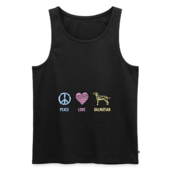 Dog Animal Animals Guard Dog - Men's Premium Organic Tank Top - black - Front - Michal (187cm)
