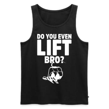 Snowboarding gift idea for snowboarders Snowboar - Men's Premium Organic Tank Top - black - Front - Michal (187cm)