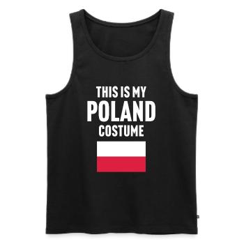 C’est mon costume de Pologne - Débardeur bio Premium Homme - noir - Devant - Michal (187cm)