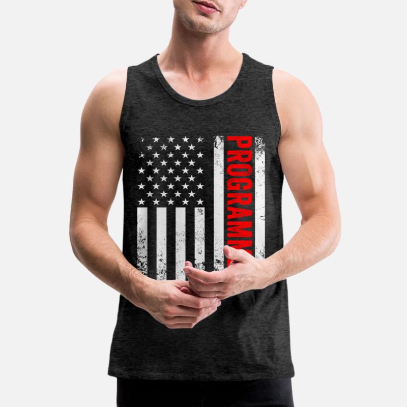 Programmierer Entwickler Programmierer Programmieren IT Computer Männer Premium Bio Tank Top