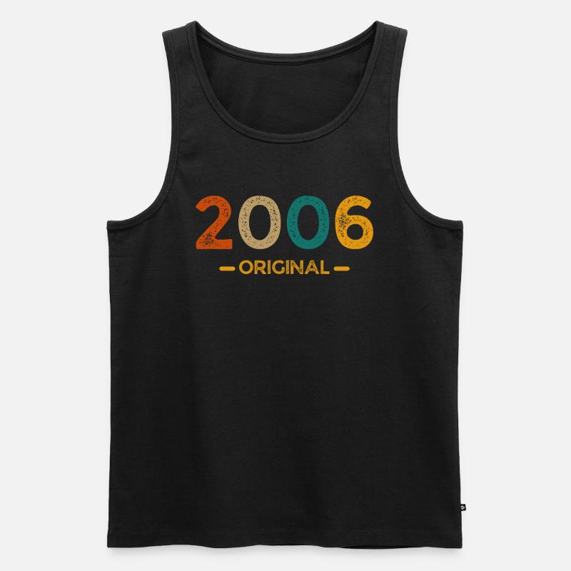 2006 Original - Männer Premium Bio Tank Top - Schwarz