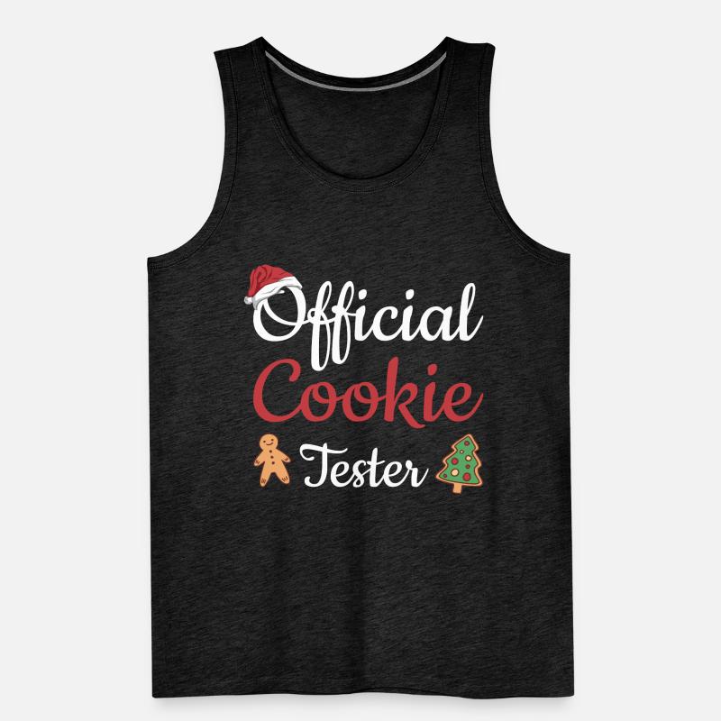 Baking Offical Cookie Tester Cookie Men's Premium Organic Tank Top