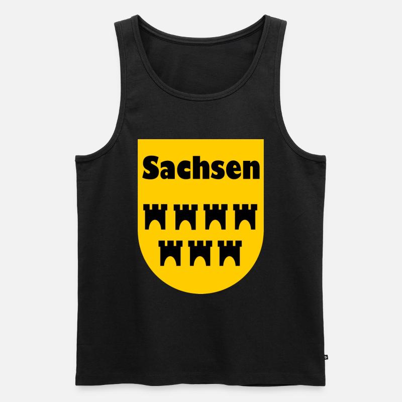 Die Siebenbürger Sachsen - Männer Premium Bio Tank Top - Schwarz