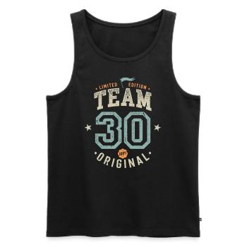 Team 25 - 100% Original / Limited Edition - Men's Premium Organic Tank Top - black - Front - Michal (187cm)