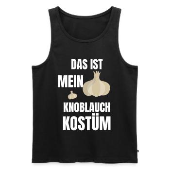Das ist mein Knoblauch Kostüm Geschenkidee Lustig - Männer Premium Bio Tank Top - Schwarz - Vorne - Michal (187cm)