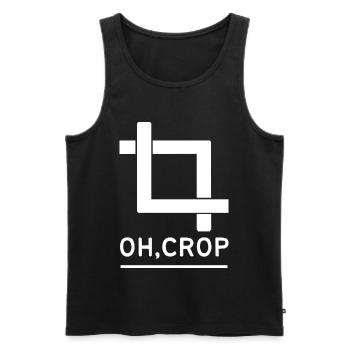 Designer Graphic Designer Designer Artist - Men's Premium Organic Tank Top - black - Front - AI Model Male 178 light (178cm)