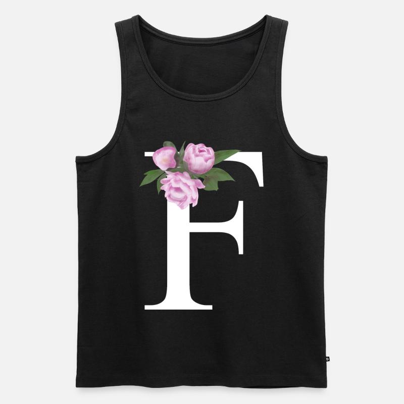 F - Männer Premium Bio Tank Top - Schwarz