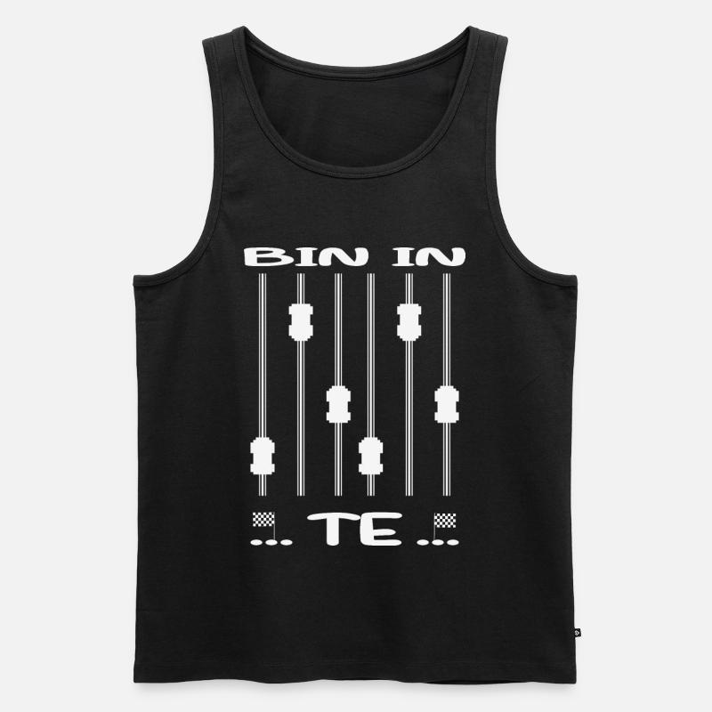 Rentner - Männer Premium Bio Tank Top - Schwarz
