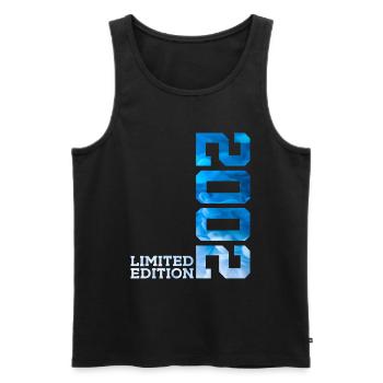 24TH BIRTHDAY LIMITED EDITION 2002 - Men's Premium Organic Tank Top - black - Front - Michal (187cm)