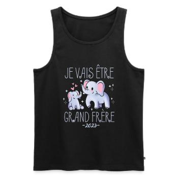 I'm going to be big brother 2023 future big brother - Men's Premium Organic Tank Top - black - Front - Michal (187cm)