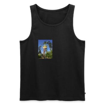 Africa up close - Men's Premium Organic Tank Top - black - Front - AI Model Male 178 light (178cm)