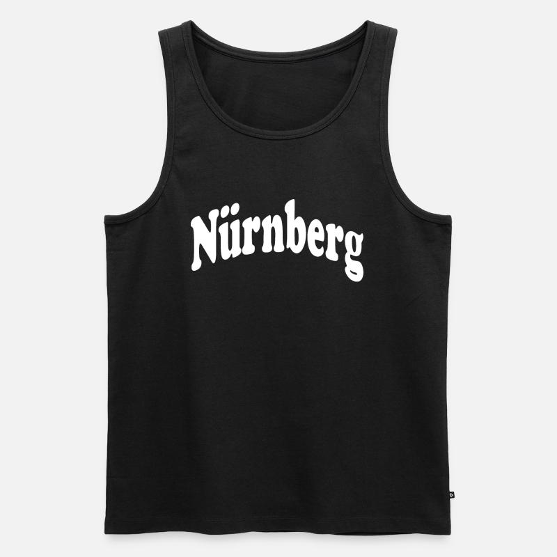 nürnberg - Männer Premium Bio Tank Top - Schwarz