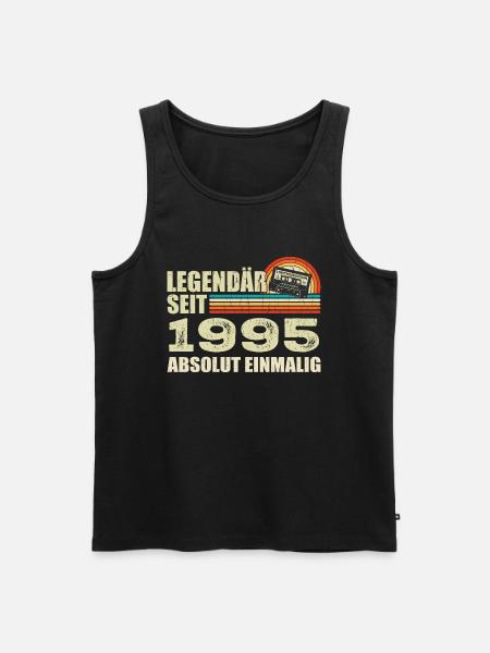 Légendaire depuis 1995 - absolument unique - Débardeur bio Premium Homme - noir