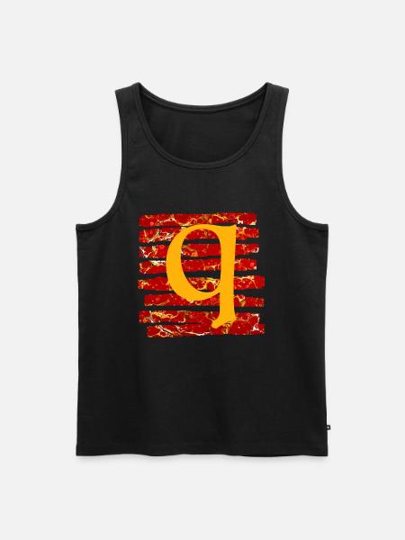 Strip E 232 Q - Men's Premium Organic Tank Top - black