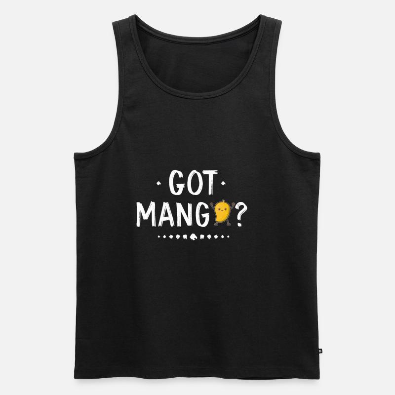 Mango - Männer Premium Bio Tank Top - Schwarz