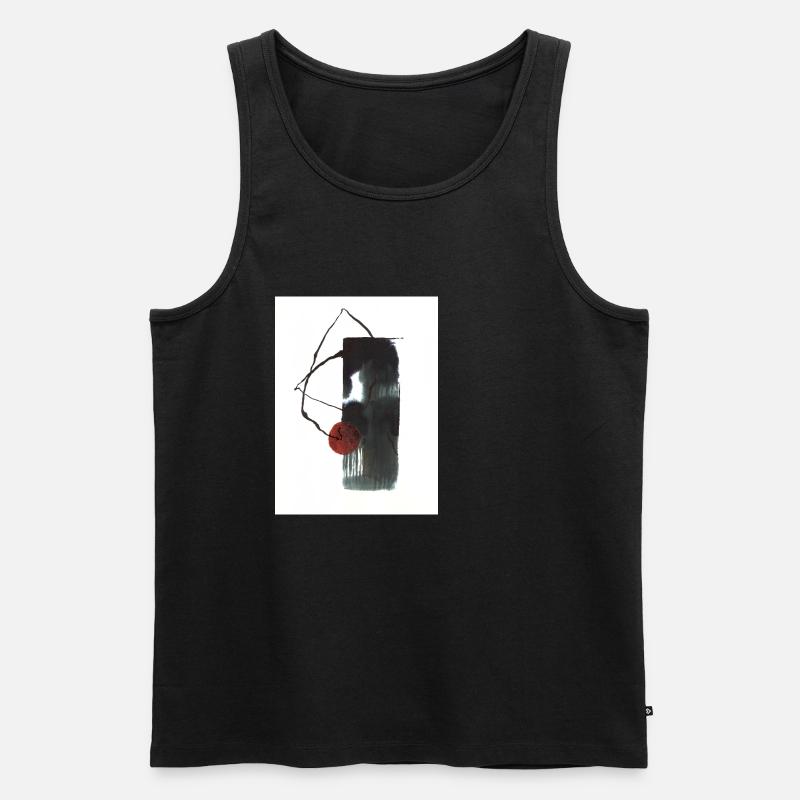 Ohne Titel - Männer Premium Bio Tank Top - Schwarz